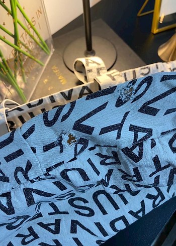 Stradivarius Baskılı Denim Kadın Tote Çanta - Görsel 2