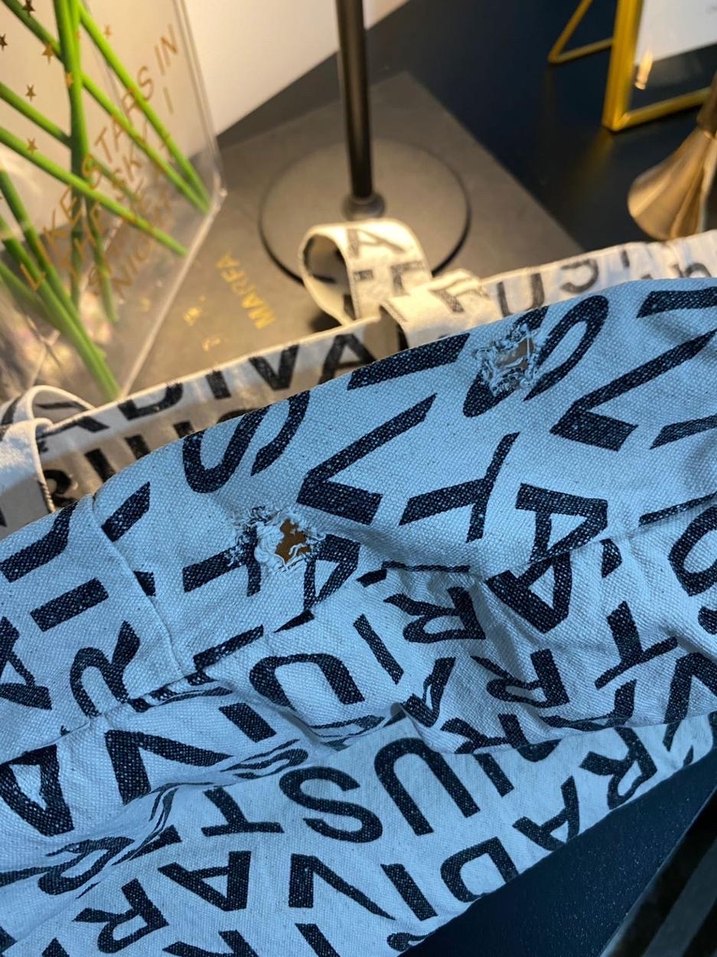 Stradivarius Baskılı Denim Kadın Tote Çanta - Görsel 2