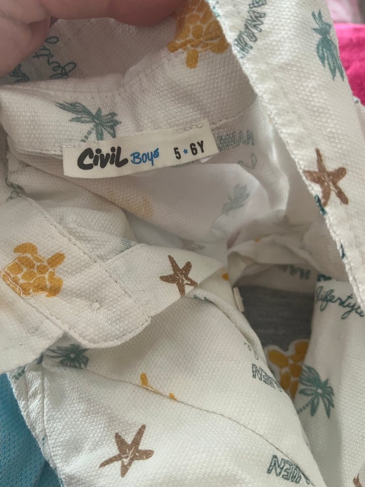 Erkek Çocuk civil gömlek 2 adet - Görsel 5