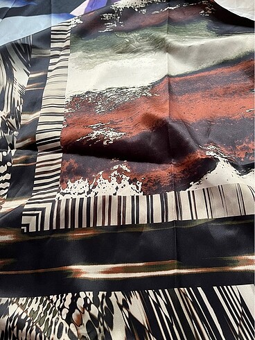 Dört adet tafta eşarp tek fiyat - Görsel 6