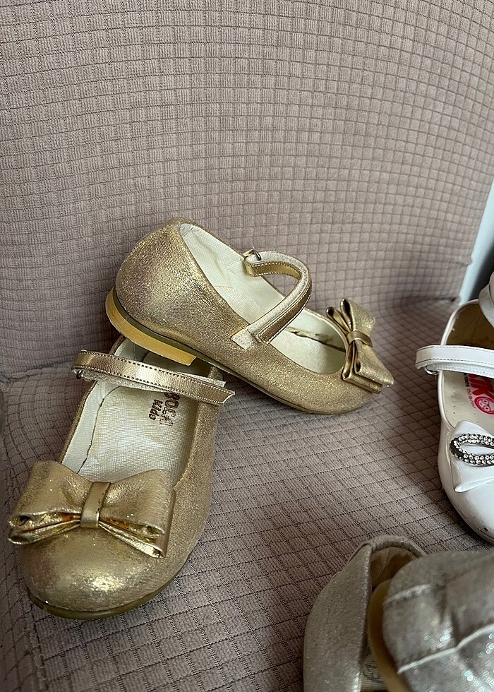 Kız çocuk abiye ayakkabı 3 adet - Görsel 3
