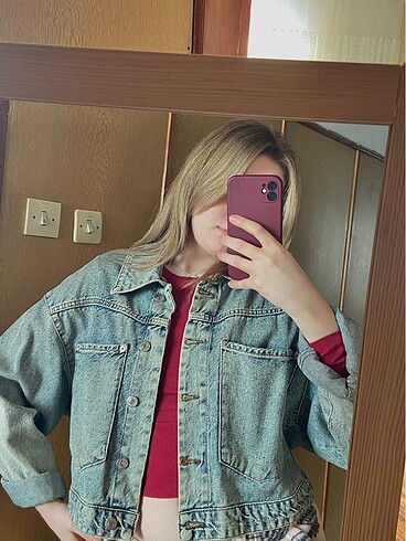 Vintage y2k kadin kot ceket