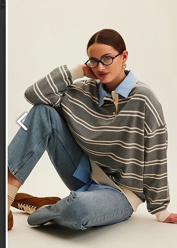38 Beden gri Renk Manuka Sweatshirt