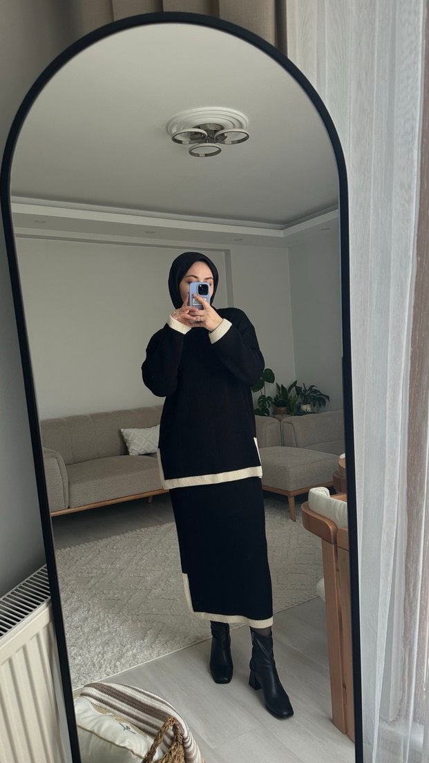 Zeyyen Triko Etekli Takım - Görsel 3