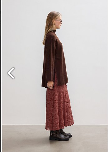 Be Blue Kahverengi Soft Kazak - Görsel 4