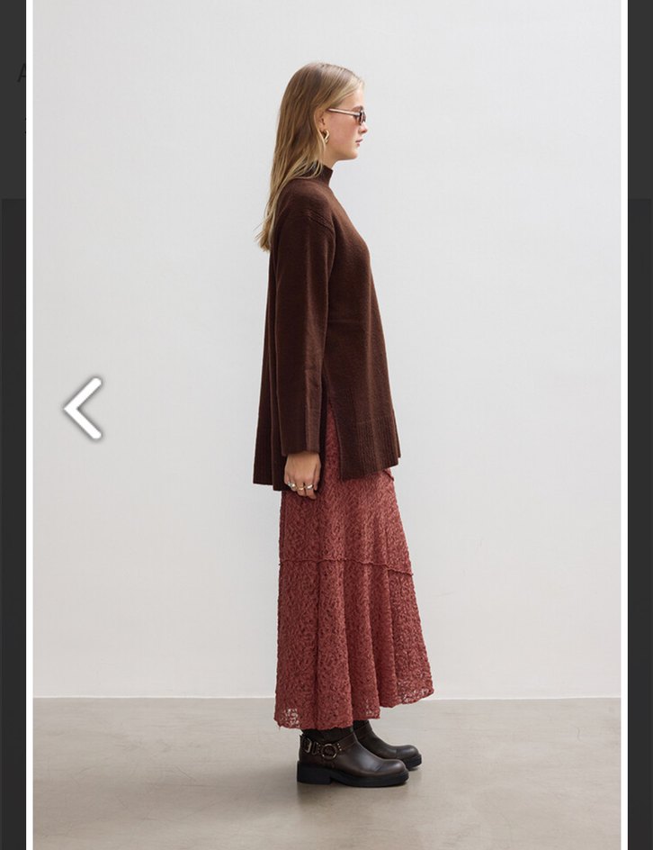 Be Blue Kahverengi Soft Kazak - Görsel 4