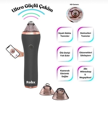 Beden Renk Robx Siyah Nokta Vakum Cihazı