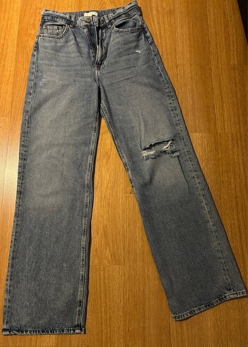 36 Beden mavi Renk H&M jean pantolon