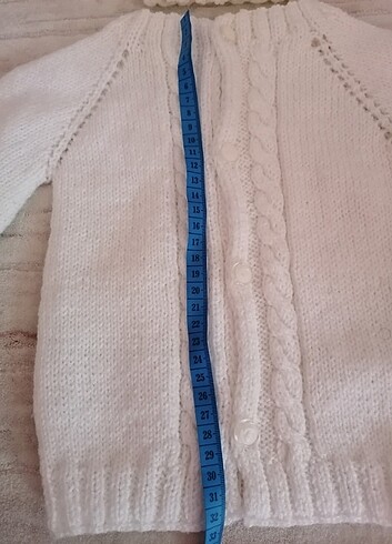 El Örgüsü Bebek Bere Hırka Takım - Görsel 5