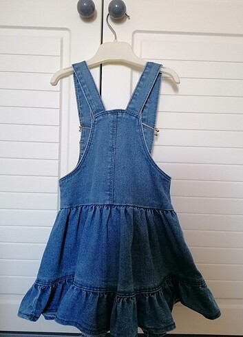 Ayıcıklı Kot Elbise / Salopet - Görsel 7