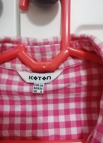 Pembe Pötikareli XS Gömlek - Görsel 6