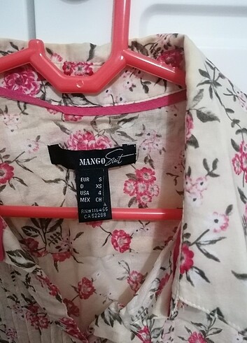 Çiçekli Kadın Gömlek  - Görsel 8