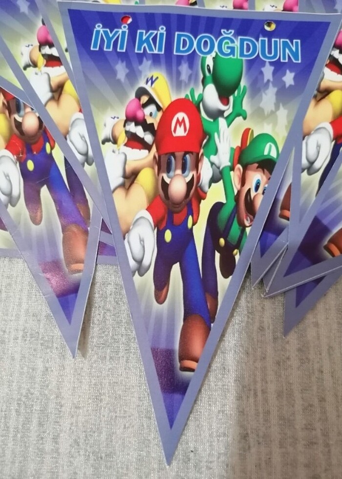 Super Mario Doğum Günü Seti - Görsel 4