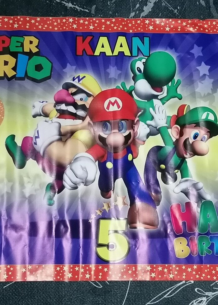 Super Mario Doğum Günü Seti - Görsel 2