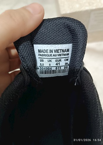 Siyah Beyaz  Spor Ayakkabı - Görsel 5