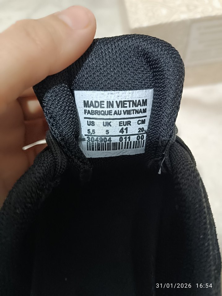 Siyah Beyaz  Spor Ayakkabı - Görsel 5