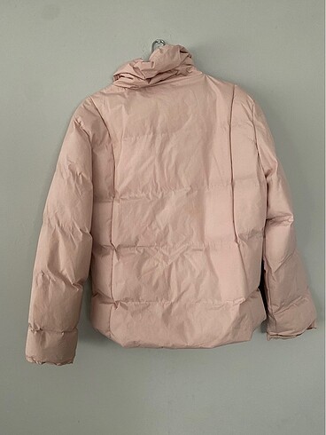 toz pembe şişme mont - Görsel 6