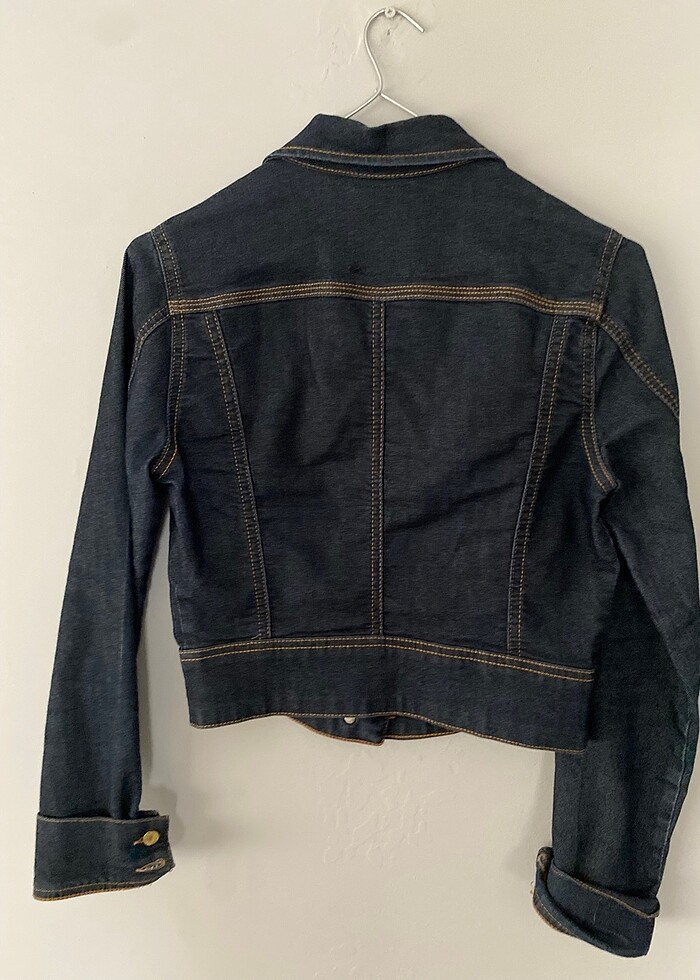 crop kot ceket - Görsel 4