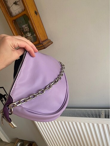 mor kol çantası - Görsel 6