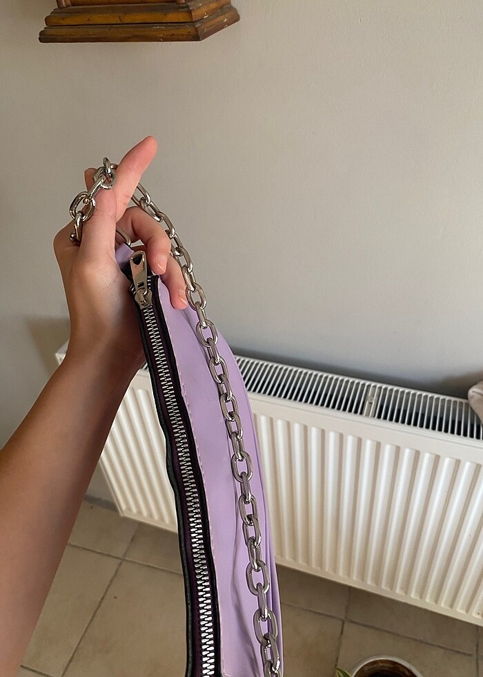 mor kol çantası - Görsel 3