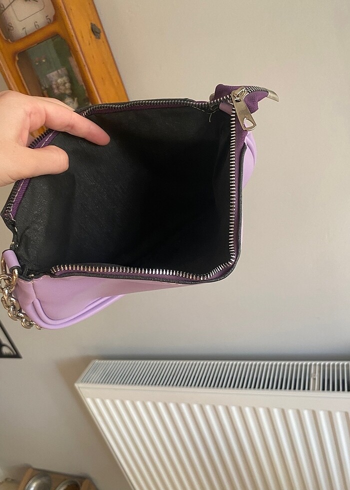 mor kol çantası - Görsel 4