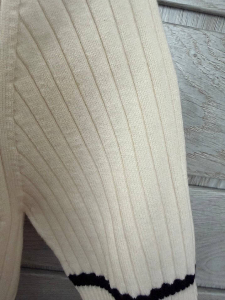 Miu Miu Beyaz Kısa Kollu Triko Tişört - Görsel 2