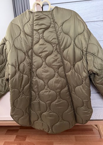 Mango haki kapitone mont - Görsel 2