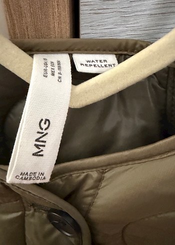 Mango haki kapitone mont - Görsel 4