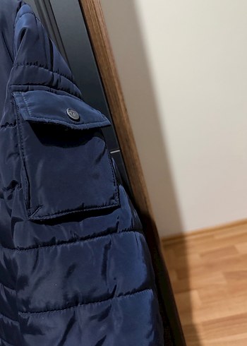 Erkek Çocuk Lacivert Kapüşonlu Fermuarlı Ceket - Görsel 4