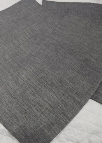 Gri Modern Düz kırlent kılıfı - Görsel 2