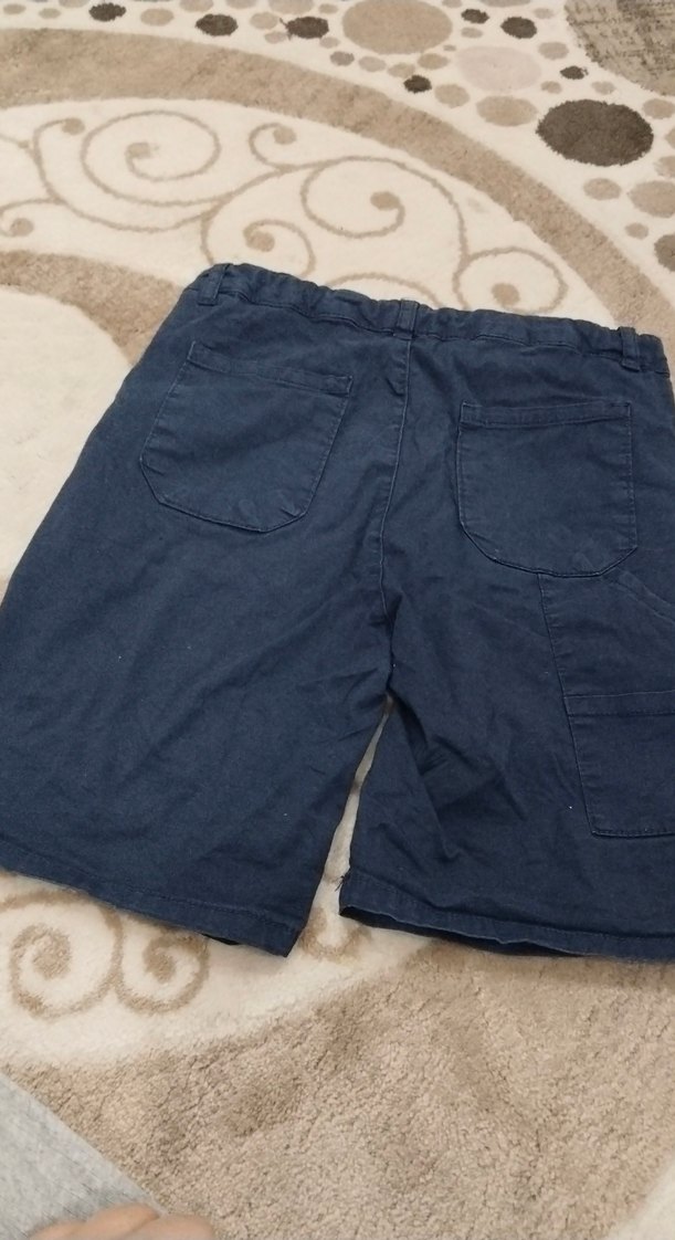 Lacivert Erkek Çocuk Denim Şort - Görsel 2