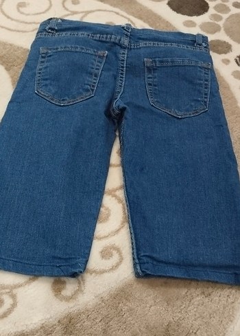 Erkek Çocuk Mavi Rahat Kesim Kot Şort - Görsel 2