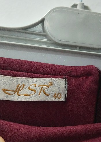 Bordo Nakışlı Kadın Uzun Süet Etek - Görsel 2