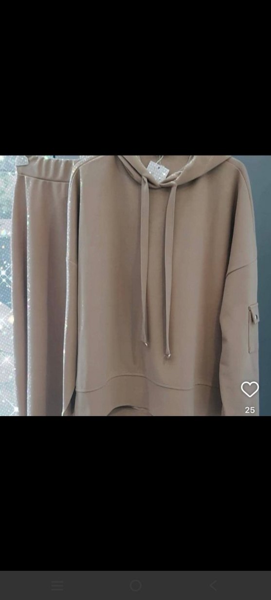 Bej Uzun Kollu Yüksek Yakalı Kadın Elbise - Görsel 2