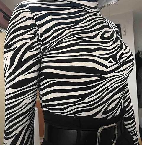 Diğer Zebra desenli body