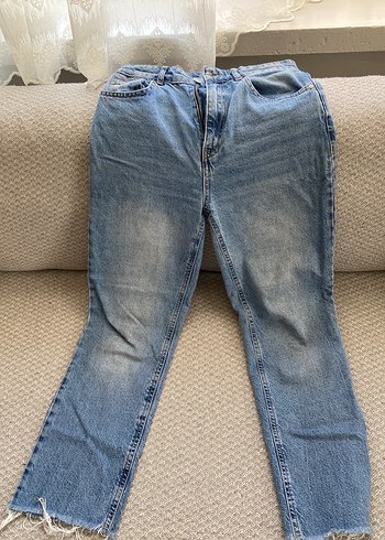 Kadın Mavi Denim Pantolon