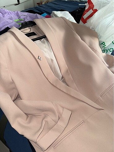 40 Beden Pudra blazer ceket
