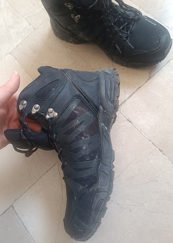 Siyah Bağcıklı Erkek Outdoor Bot - Görsel 3