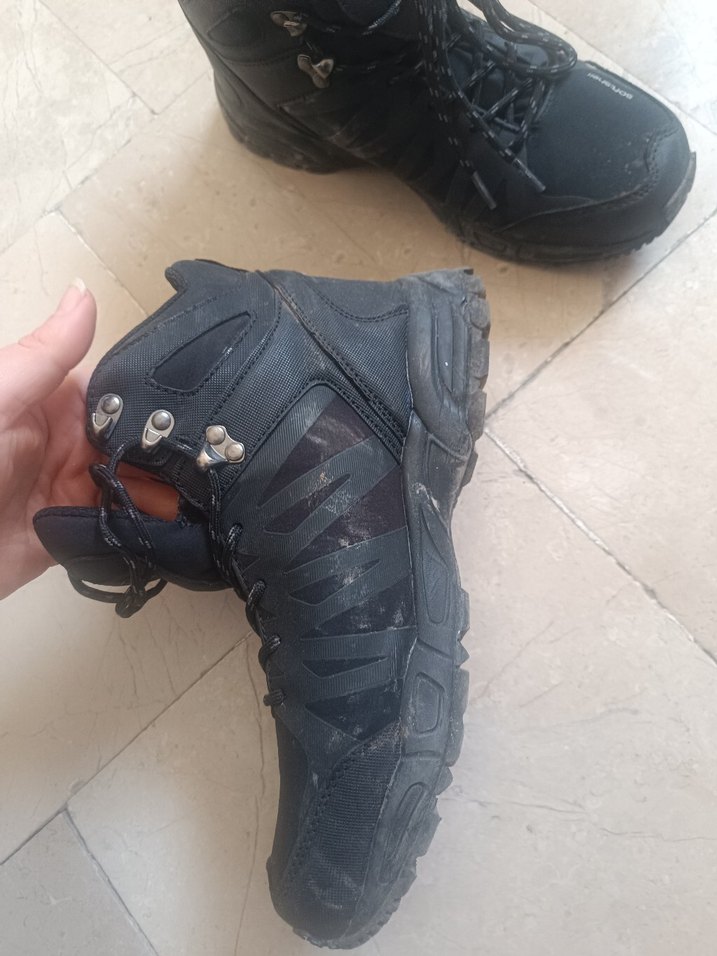 Siyah Bağcıklı Erkek Outdoor Bot - Görsel 3