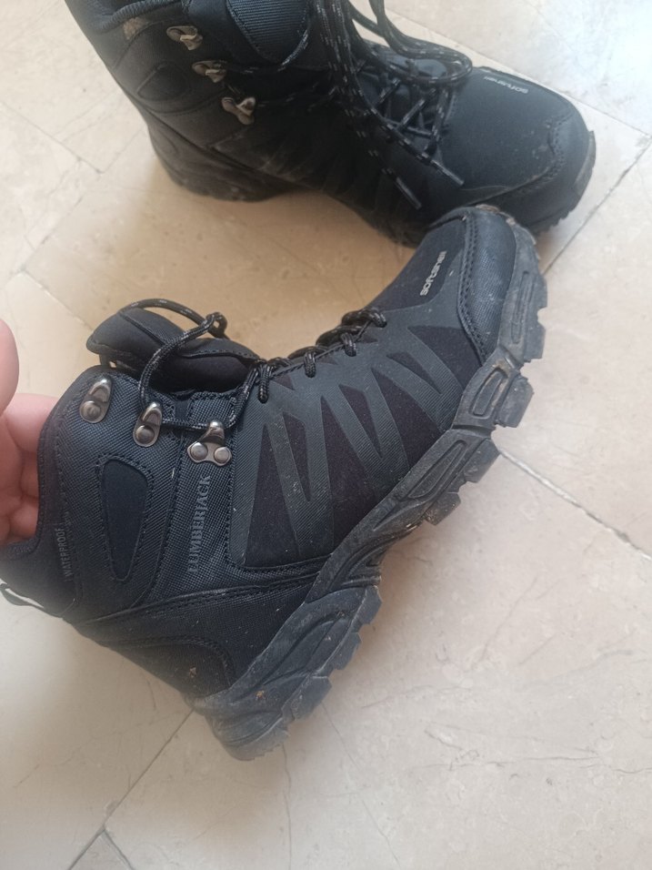 Siyah Bağcıklı Erkek Outdoor Bot - Görsel 2