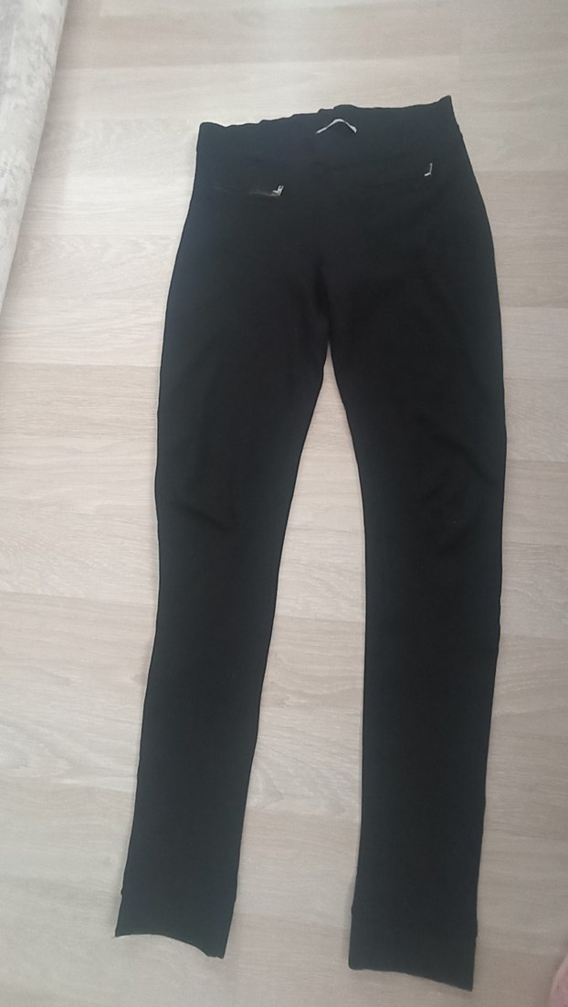 Gri Midi Kadın Tayt - Görsel 3