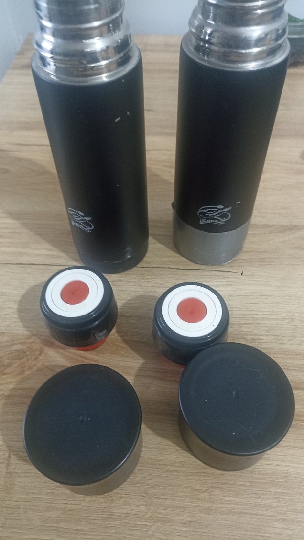 Siyah Çocuk Termos Şişeleri Seti - Görsel 2