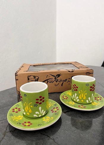2'li Khaki Renkli Fincan Takımı - Görsel 2