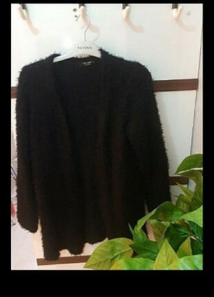 Siyah tuylu ceket