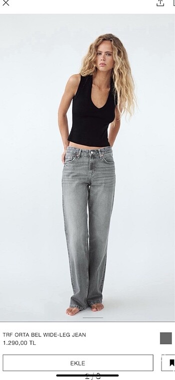 Zara Wide Leg Jean