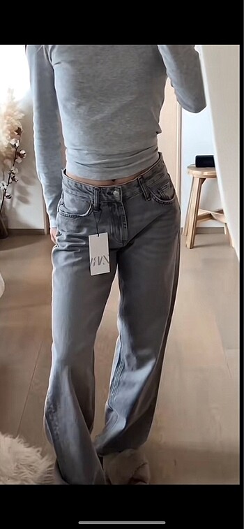 Zara Wide Leg Jean