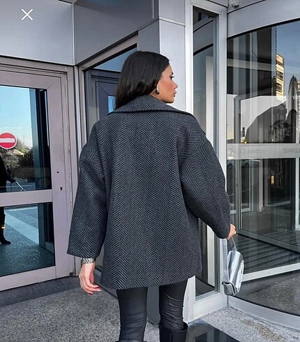 Diğer antrasit oversize kaşe kaban