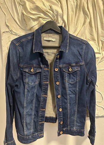 Kadın Mavi Denim Düğmeli Ceket - Görsel 5