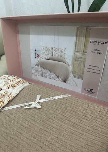 Bej Desenli Pastel Nevresim Seti - Görsel 3