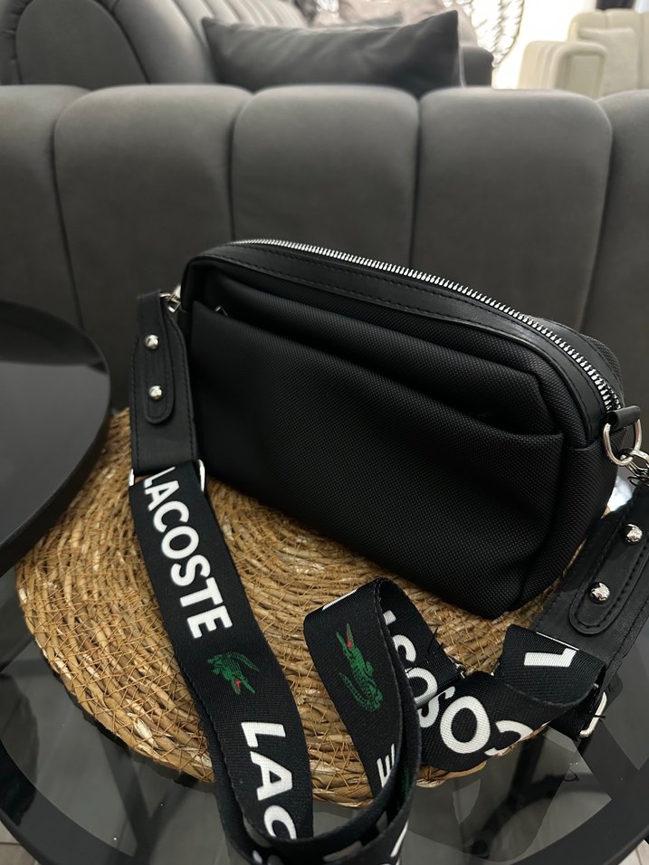 Siyah Deri Kadın Çapraz Çanta - Görsel 5